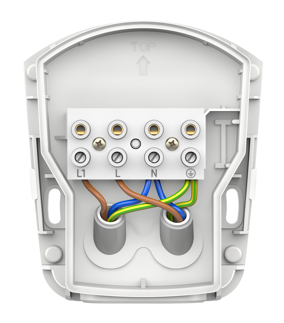 Rilevatore Movimento PIR TheLuxa S180 WH | Esterno IP55 | 180&deg; | Controllo Luce Automatico