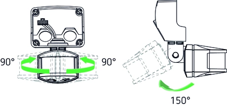 Rilevatore di movimento theLeda B BK