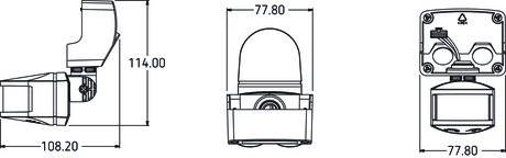 Rilevatore di movimento theLeda B BK